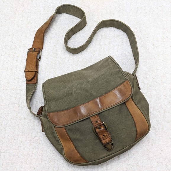 ll bean field canvas messenger bag